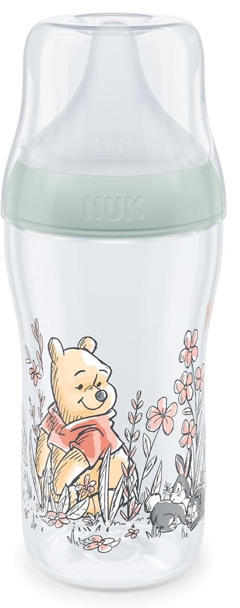 NUK Perfect Match biberon 260 ml 3 m+ tetină M flux mediu WINNIE THE POOH
