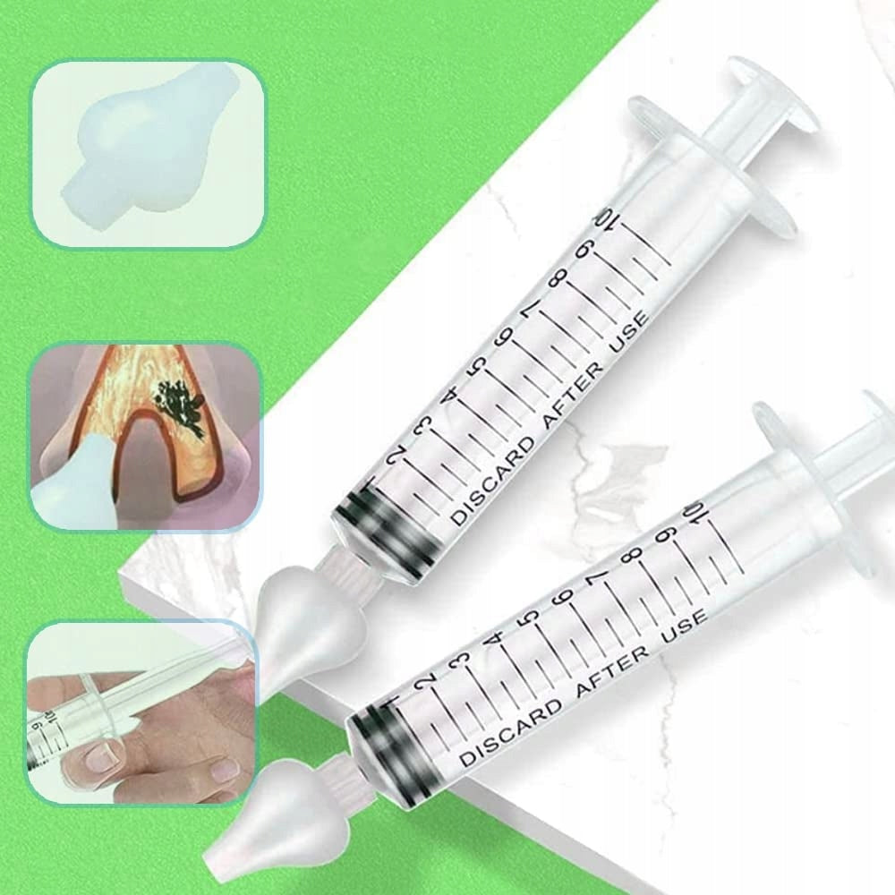 BABY AGE irigator nazal tip seringă, 2 bucăți, 10 ml