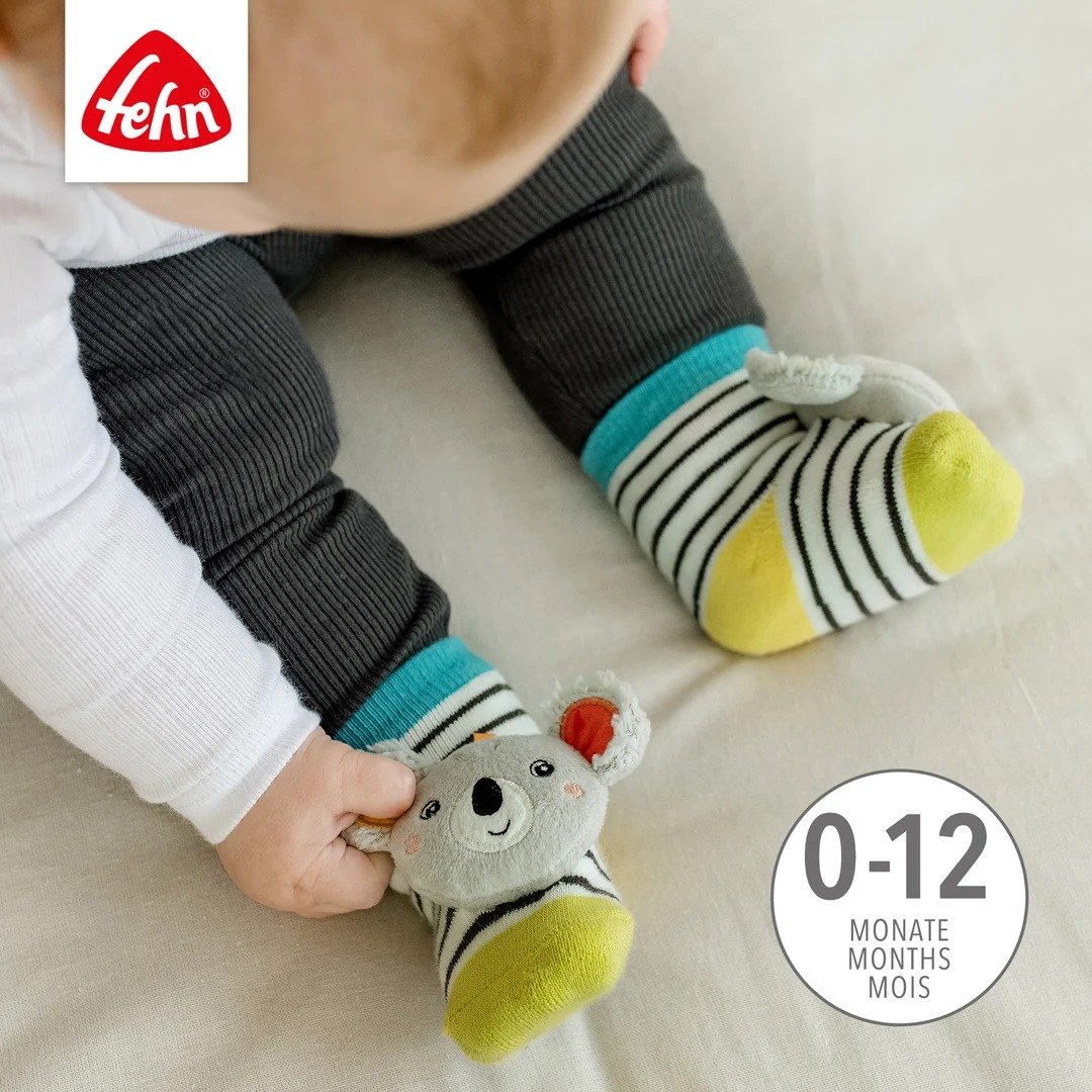 Fehn Koala rattle socks