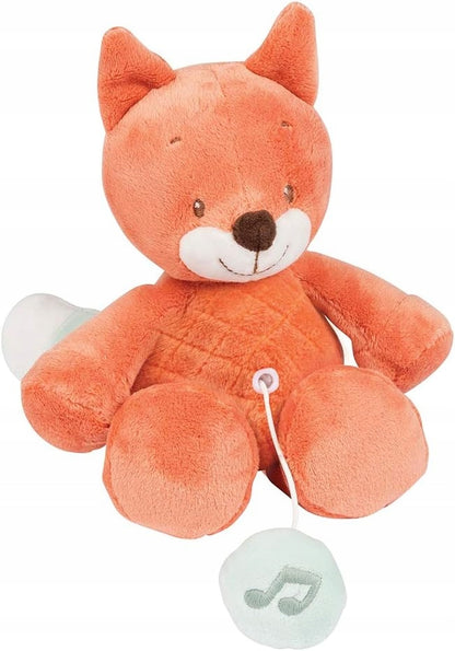 NATTOU jucărie de pluș cu cutie muzicală La-Le-Lu VULPEA OSCAR 20 cm