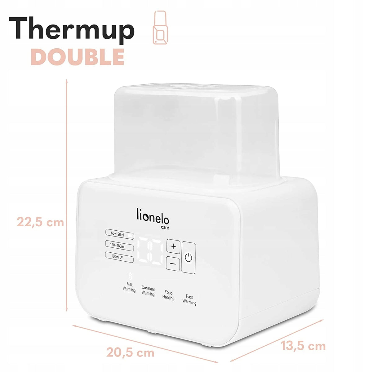 LIONELO THERMUP DOUBLE podgrzewacz podwójny