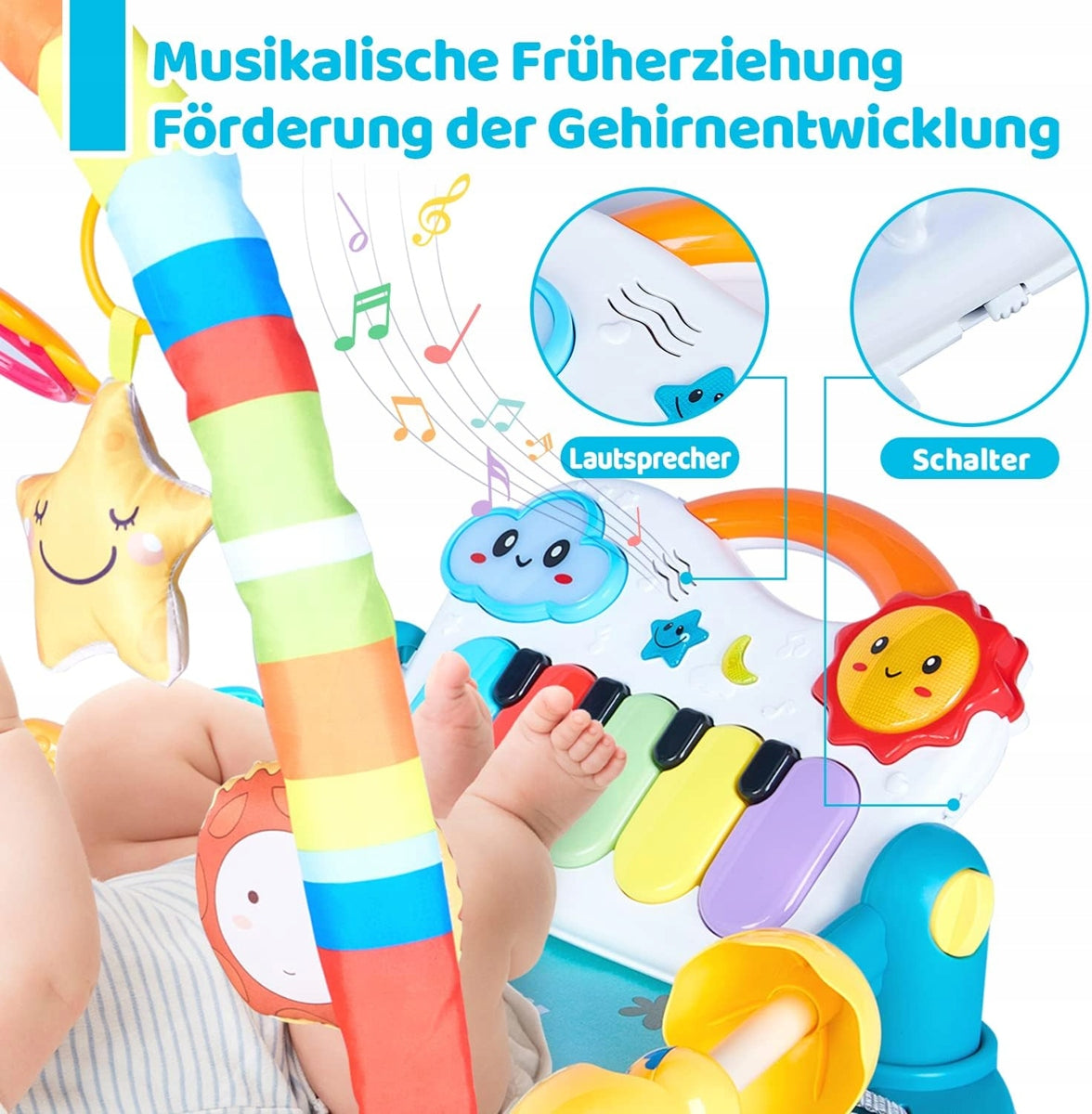 WYSWYG mata edukacyjna +zabawki PIANINO