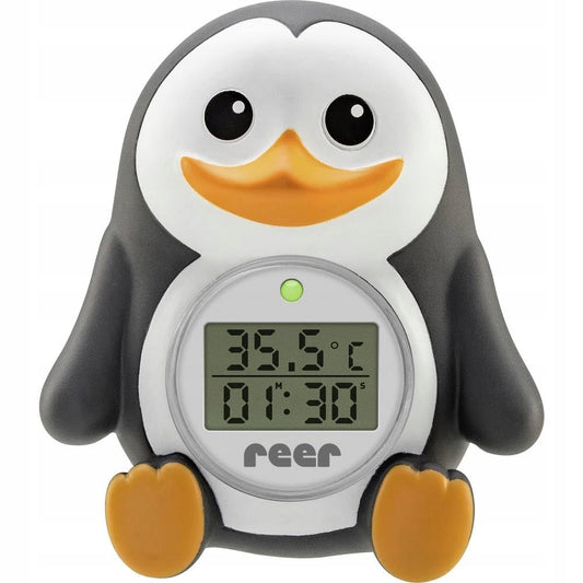 REER MyHappyPingu 2-in-1 digitales Bade- und Raumthermometer