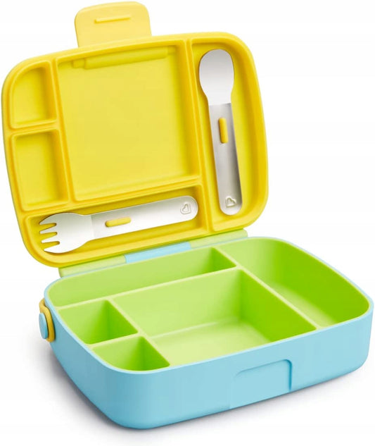 MUNCHKIN Bento Box Svačinový box + příbory, 5 přihrádek