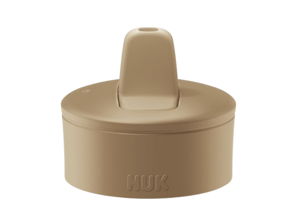NUK Mini-Me Flip Edelstahlflasche mit Strohhalm und Mundstück 500 ml 12m+
