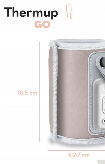 LIONELO podgrzewacz PODRÓŻNY Thermup GO, przenośny podgrzewacz do butelek z wymiarami 10,5 cm i 5,2-7 cm