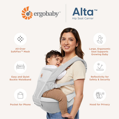 ERGOBABY ALTA marsupiu cu șezut pe șold 5,5-20kg