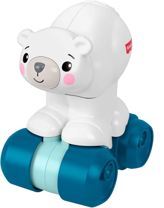 FISHER-PRICE Sensory Rolling Polar Bear for Learning to Crawl 9 m+