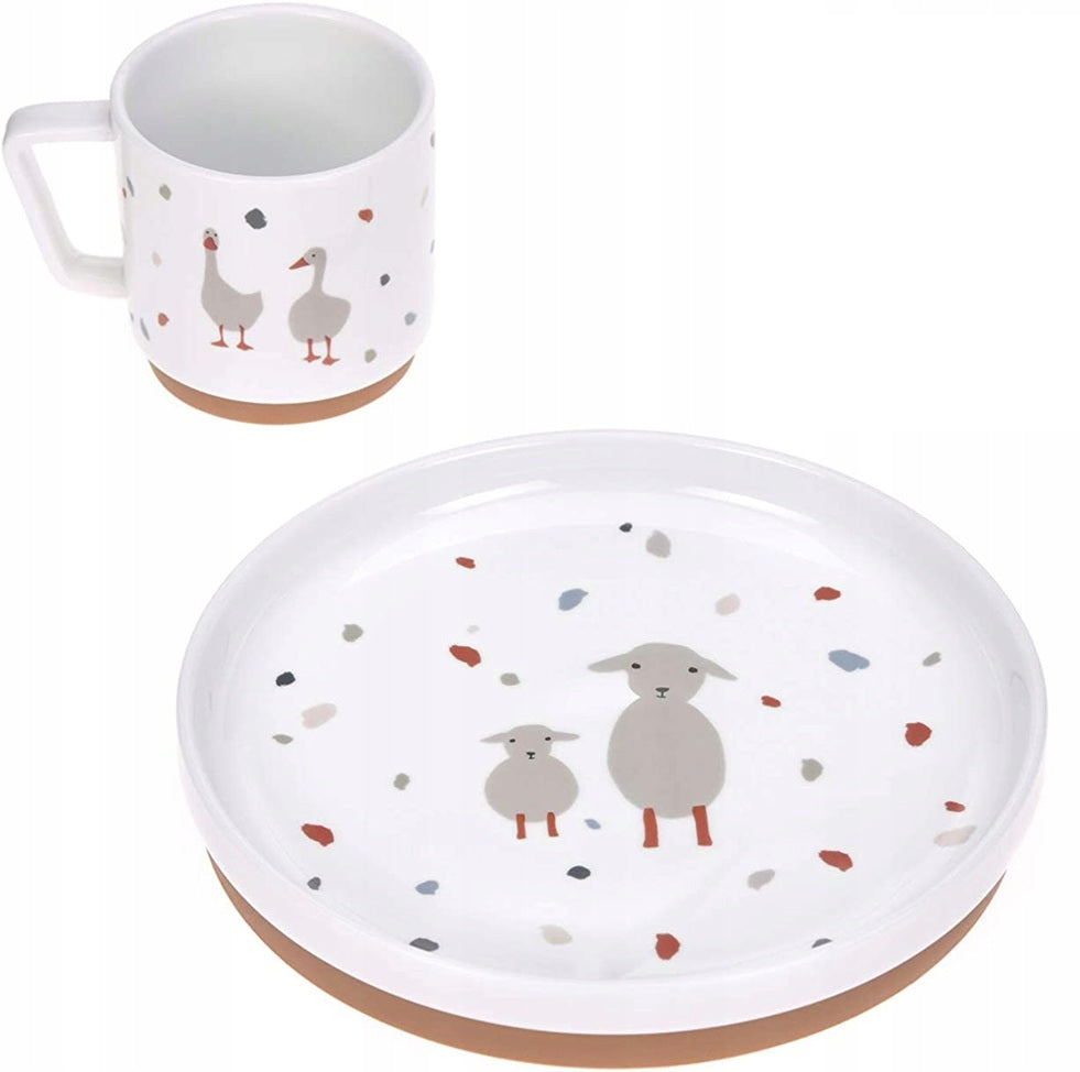 LASSIG Tiny Farmer set de veselă din porțelan