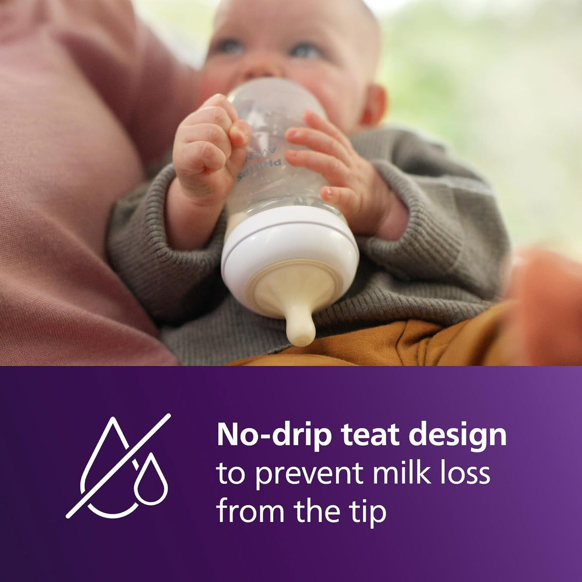 Philips Avent Natural Response tetină pentru biberon (2) 0m+ x2