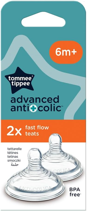 TOMMEE TIPPEE smoczki 6m+ x2 ADVANCED ANTI-COLIC
