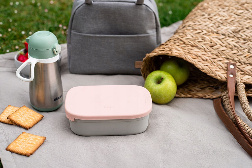 BEABA śniadaniówka lunchbox STAL nierdzewna 760ml z przegrodami