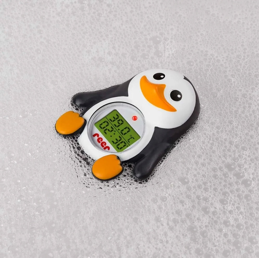 REER MyHappyPingu 2v1 digitální koupelnový a pokojový teploměr