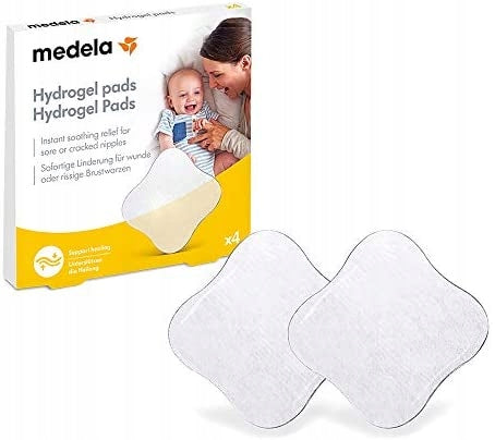 MEDELA hydrożelowe nakładki na obolałe brodawki x4