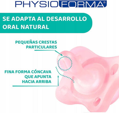 CHICCO PhysioForma suzetă x2 2-6m MINI SOFT