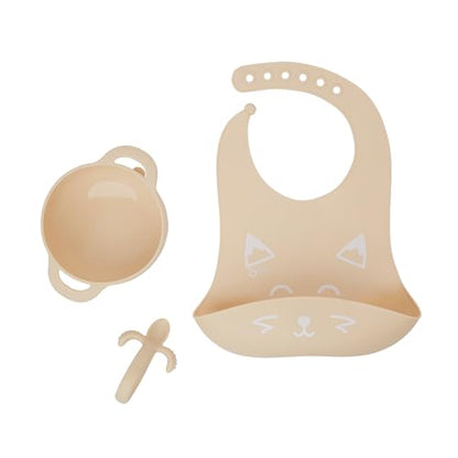 BABYMOOV FIRST'ISY Fox set de masă, 3 piese, 6-12m