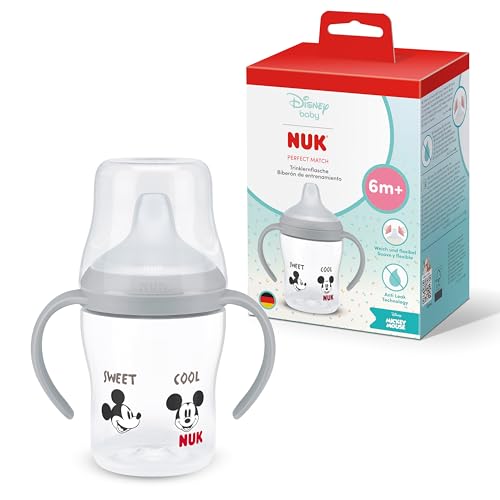 Cană de învățare NUK Perfect Match, 150 ml, 6+ luni, Mickey Mouse