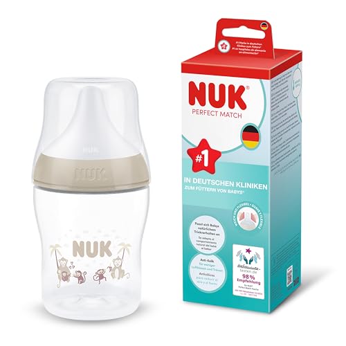 NUK Perfect Match butelka antykolkowa 150 ml od 0 mies. Małpka