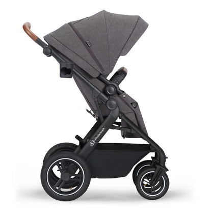 KINDERKRAFT B-TOUR 3w1 wózek wielofunkcyjny do 22kg + fotelik MINK PRO – LIGHT GREY – zdjęcie 9