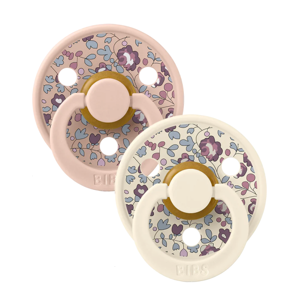 BIBS Eloise Blush Mix suzete rotunde x2 6 18m