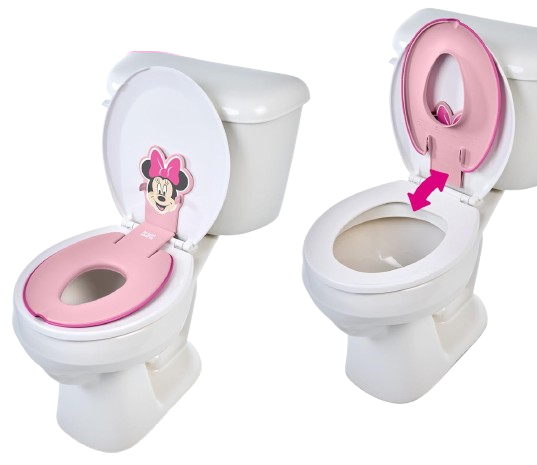BRIGHT STARTS Flip & Sit reductor pentru toaletă 18 luni+ 23 kg DISNEY MINNIE