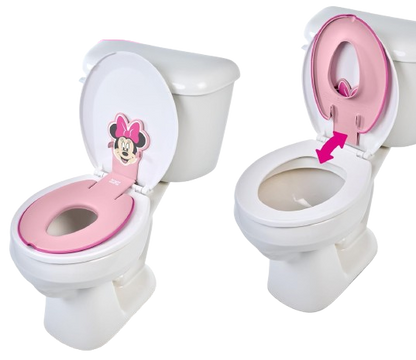 BRIGHT STARTS Flip & Sit reductor pentru toaletă 18 luni+ 23 kg DISNEY MINNIE