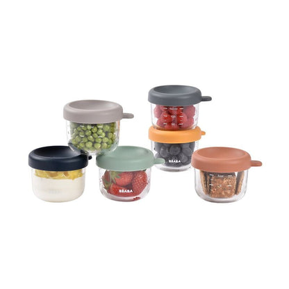 Béaba Sunrise recipiente din sticlă pentru alimente 150 ml