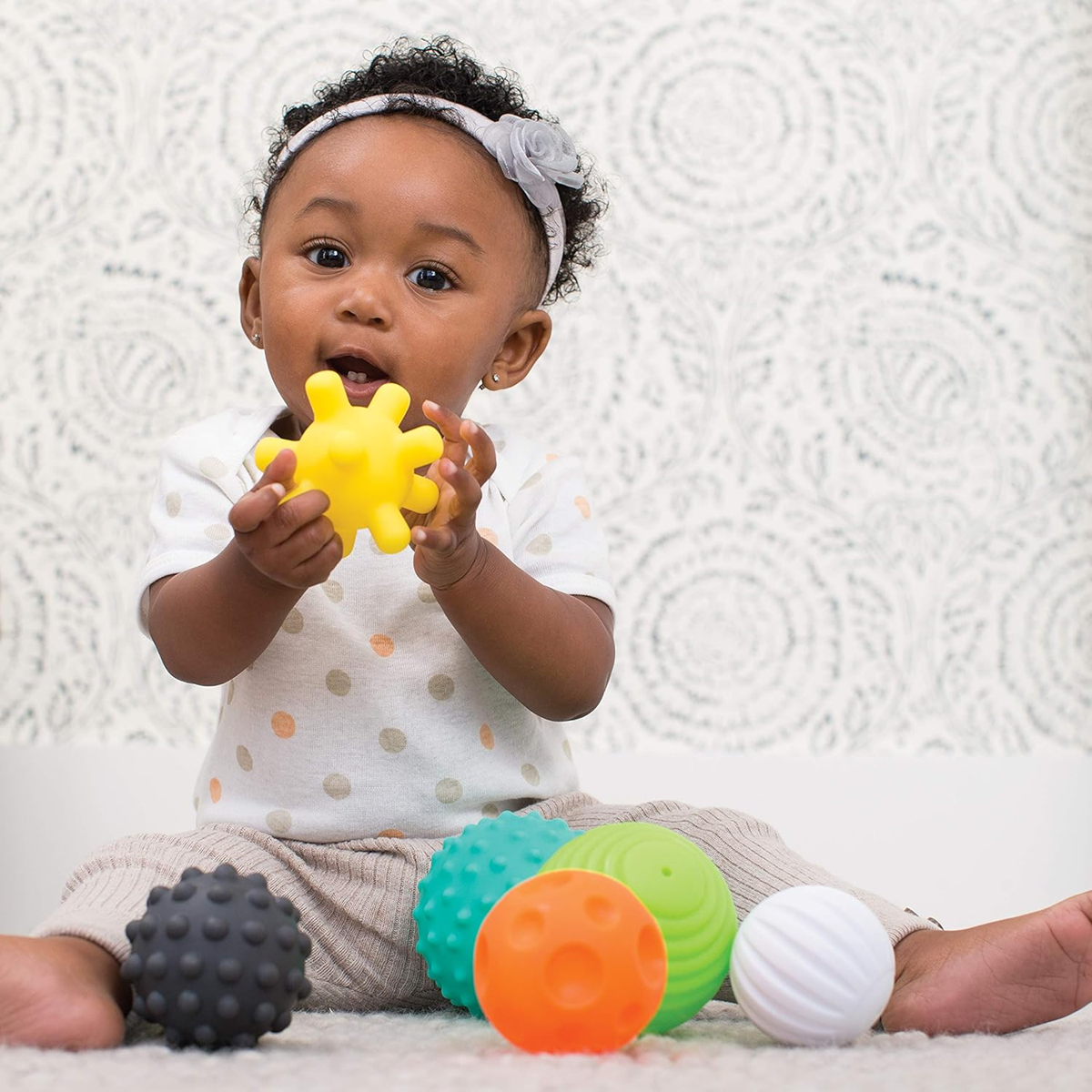 INFANTINO Senso Balls, Blocks & Buddies jucării din silicon 20 de piese