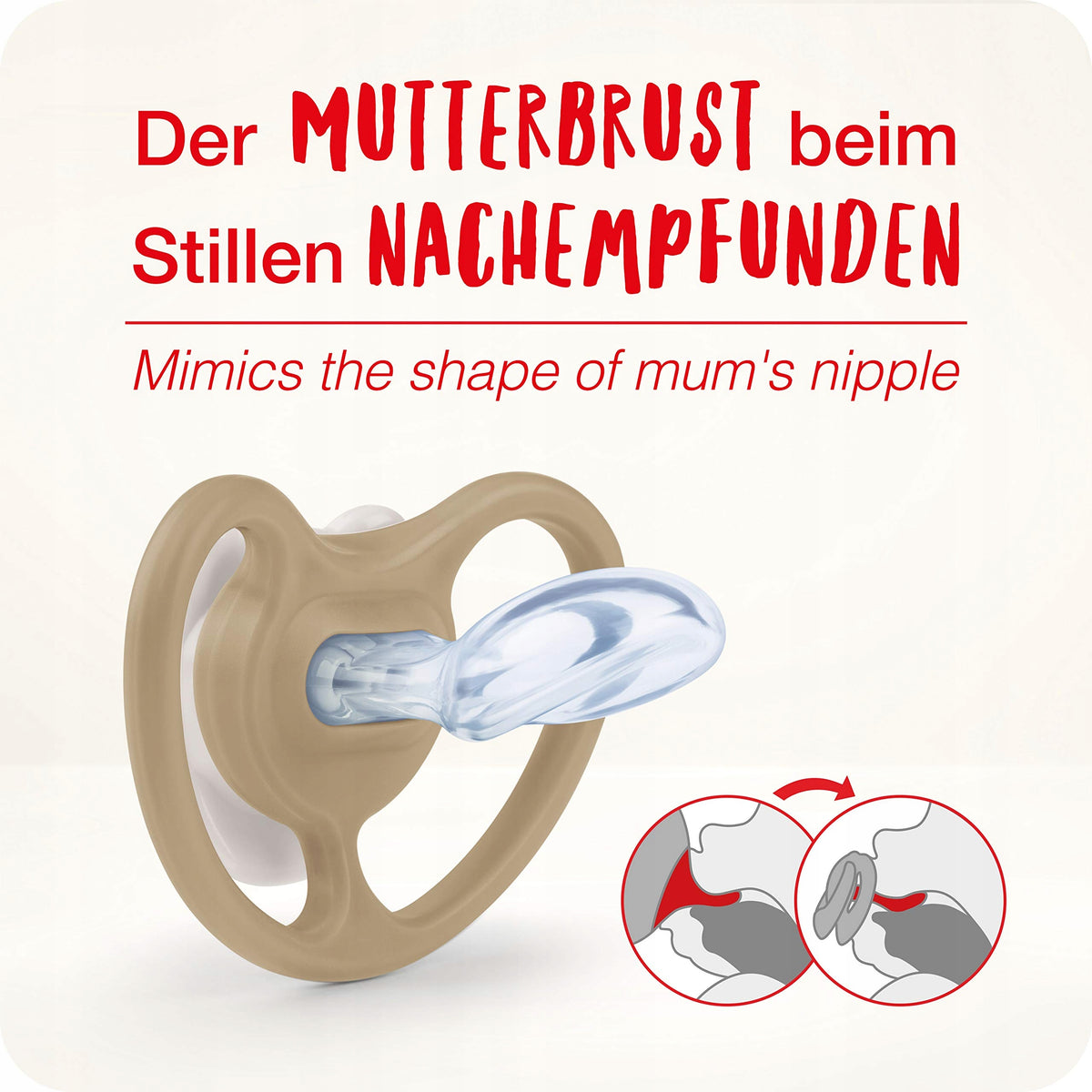 NUK Space upokojujúci silikónový cumlík x2 0-6 mesiacov + box