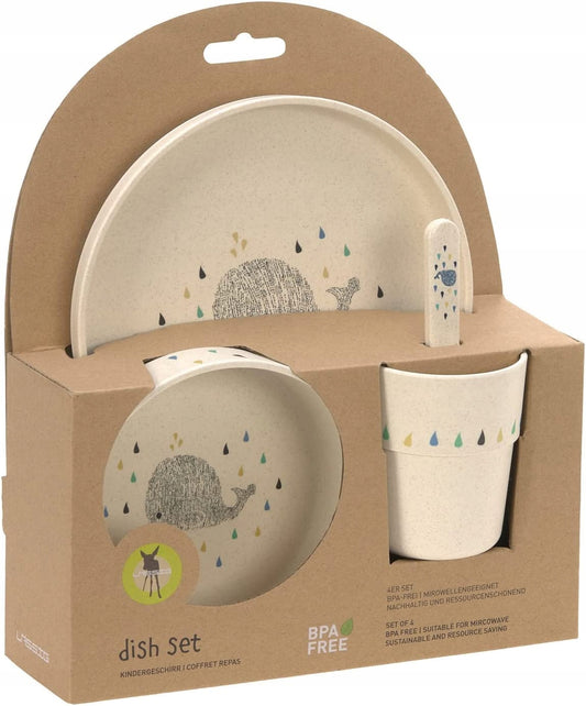 LASSIG set de vajilla sin melamina Little Whale