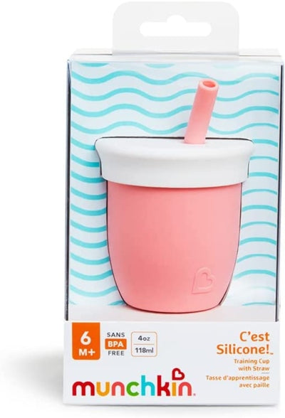 MUNCHKIN C'est Silicone! cană cu pai 6luni+ 120ml