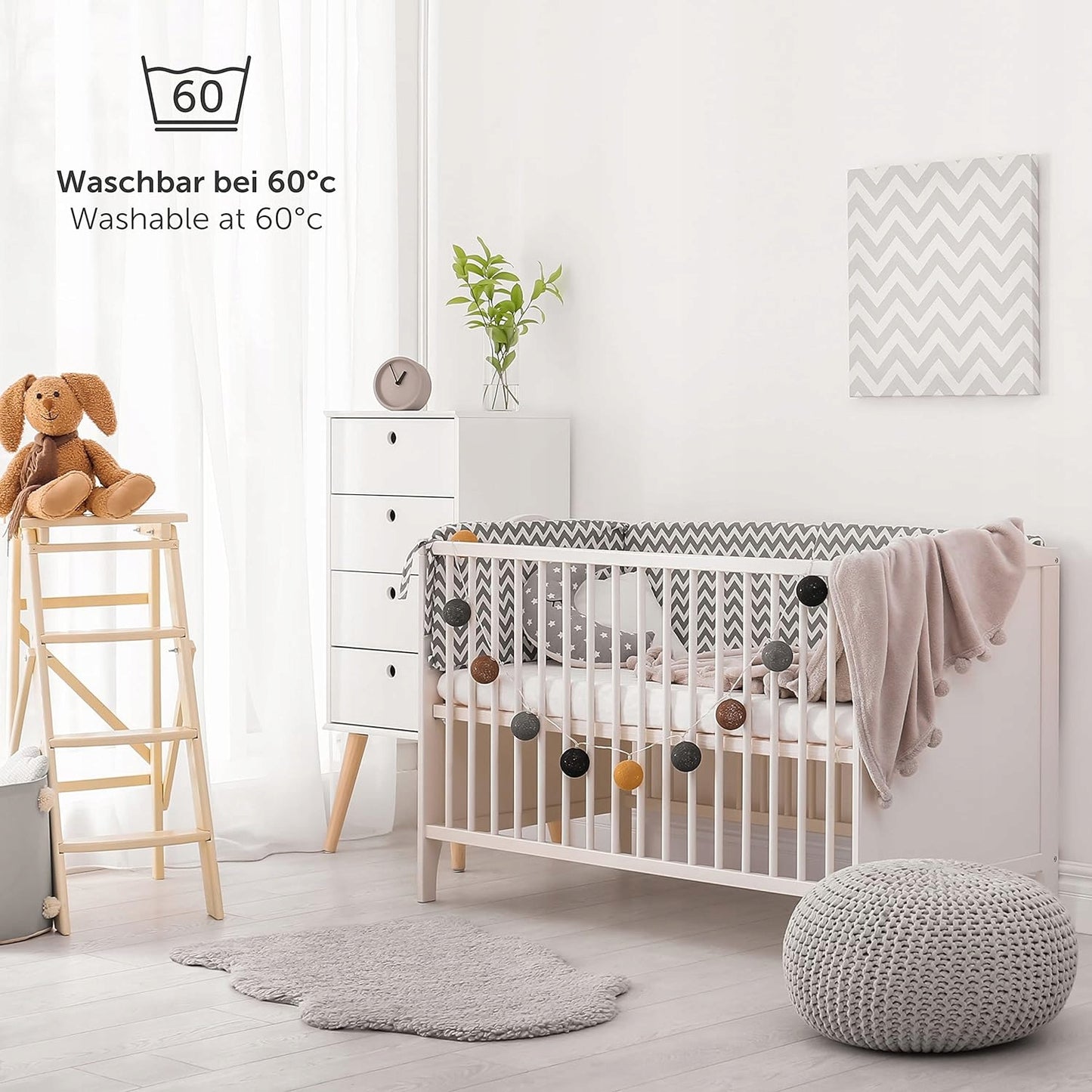 LALENI cross-bed with elastic band x2