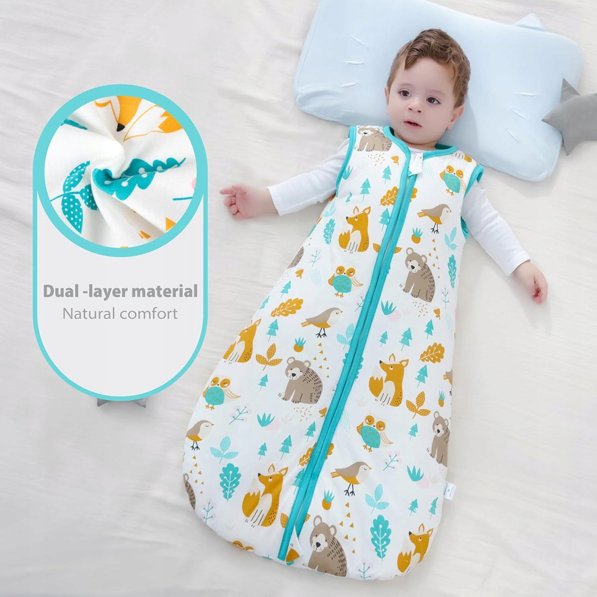 MOSEBEARS 2.5 TOG sleeping bag 12–18 months