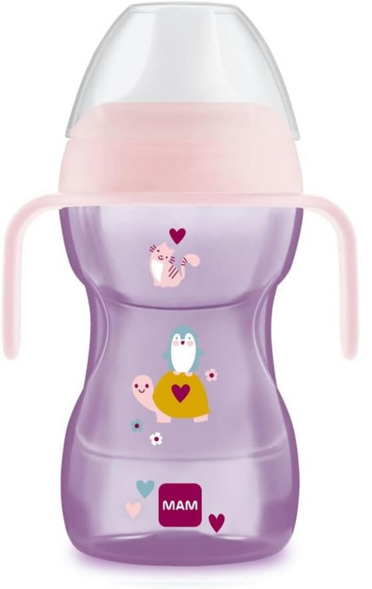 MAM Fun To Drink Cup lekvrije beker met tuit 270 ml 8 m+