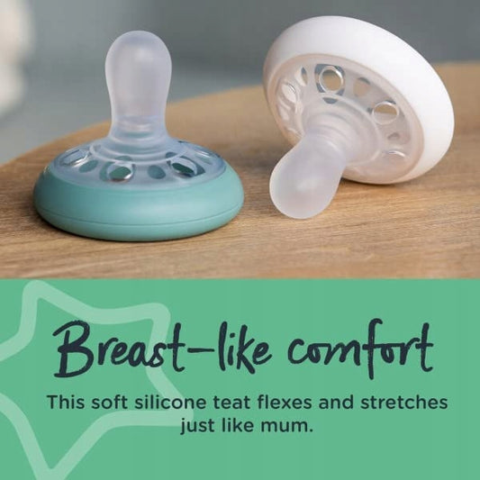 TOMMEE TIPPEE chupete ortodóntico x2 0-6 meses
