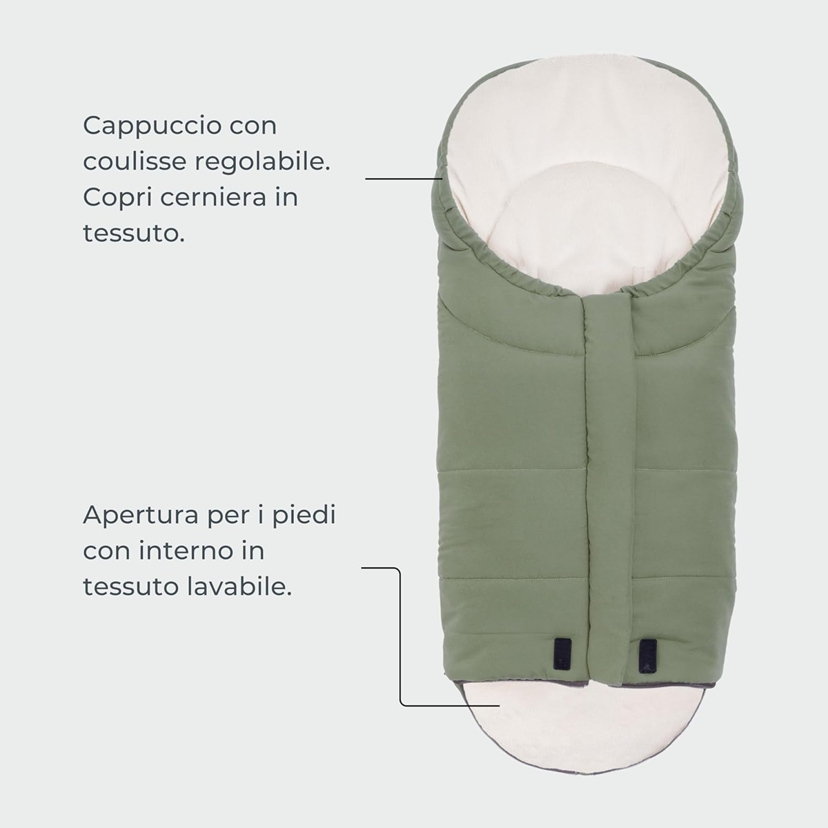 MOOVO NUVITA uniwersalny śpiworek do wózków 0-6 msc 80cm