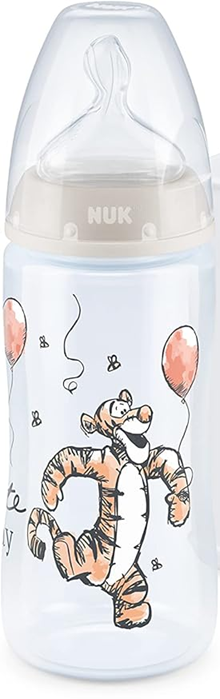 NUK First Choice+ 0-6 m BIBERON 300 ml indicator de temperatură TIGRIȘOR