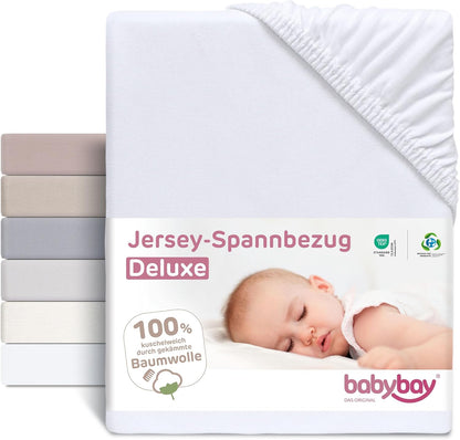 BABYBAY cearșaf cu elastic pentru Original 81x42 cm x2