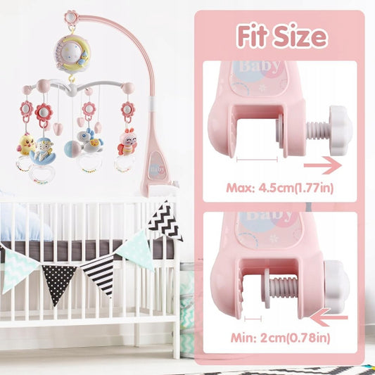 MINI TUDOUmusic box carrouselage 6 m+colour pinkbatteries 3 x AA (not supplied)material plasticfree of harmful