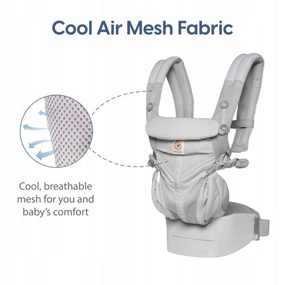 ERGOBABY OMNI 360 COOL AIR MESH marsupiu ergonomic 3,2-20,4kg
