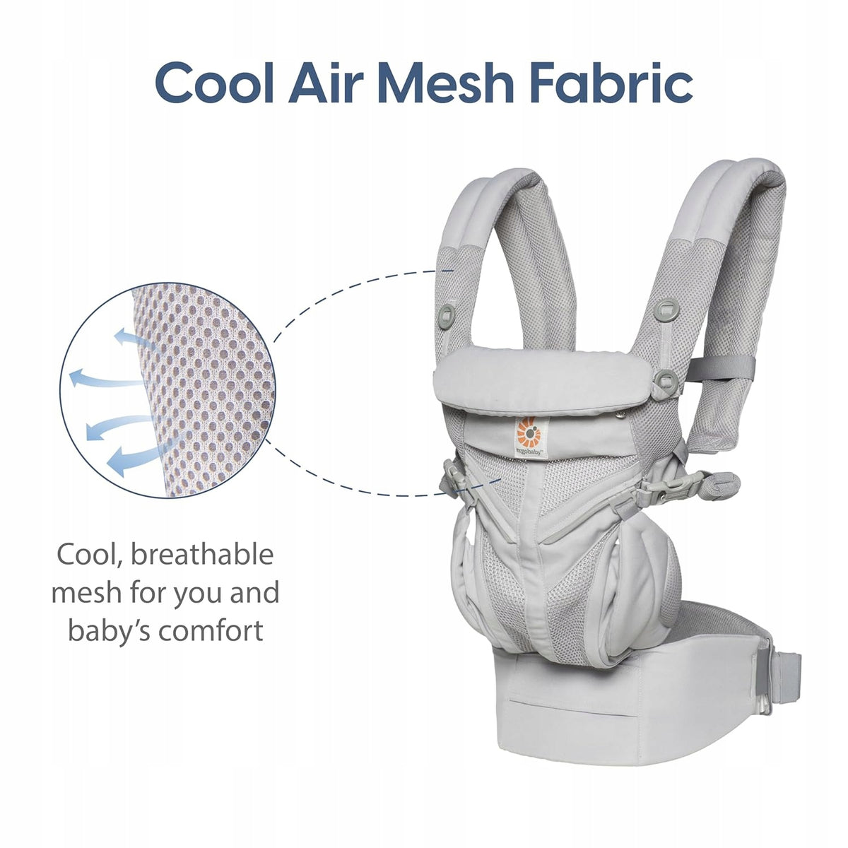 ERGOBABY OMNI 360 COOL AIR MESH ergonomische drager 3,2-20,4kg
