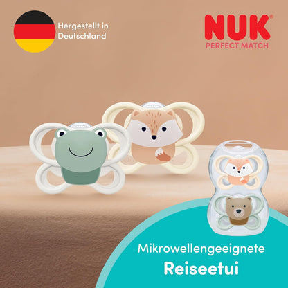 NUK Kubuś Puchatek Air smoczek uspokajający silikonowy 0-6m x2