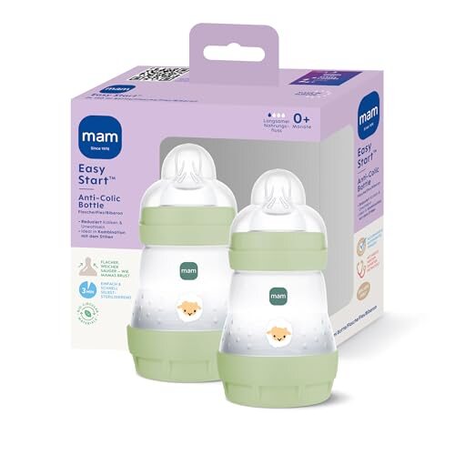MAM Easy Start biberoane anticolici 0+ 160 ml x2
