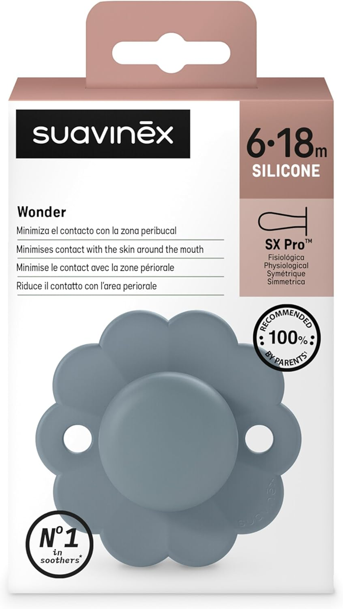 SUAVINEX Wonder suzetă liniștitoare 6-18 luni silicon SX PRO