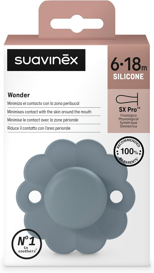 SUAVINEX Wonder suzetă liniștitoare 6-18 luni silicon SX PRO