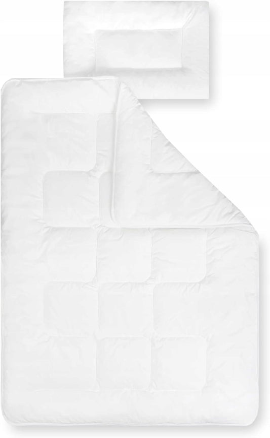JULIUS ZOLLNER BASIC komplet poduszka i kołderka 100 x 135 cm/40 x 60 cm