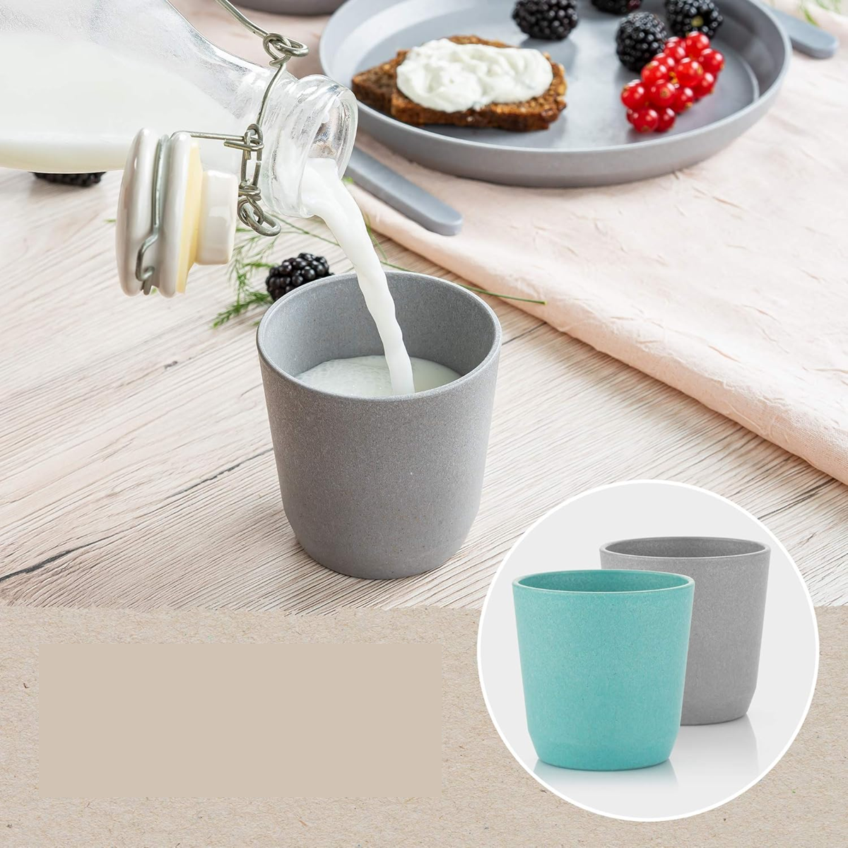 REER Growing pahare pentru băut 7,5 x 7,5 cm 200 ml 2 bucăți