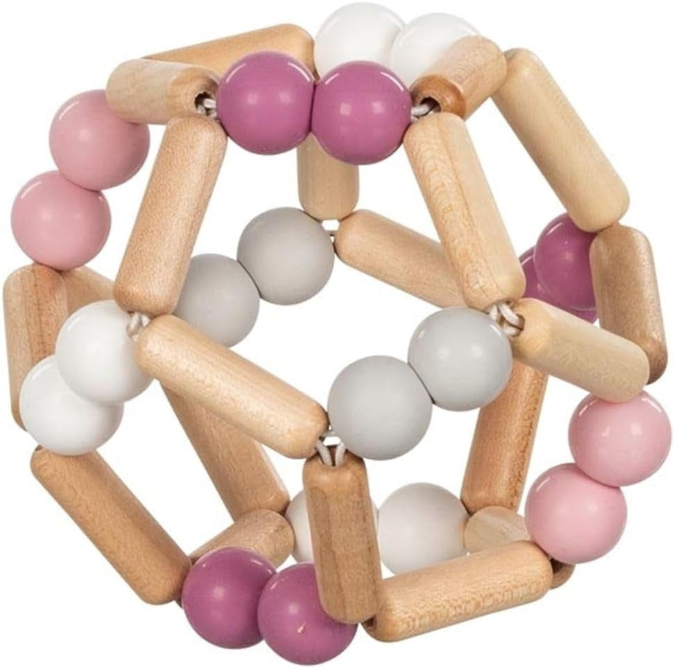 GOKI Baby flexibele houten grijpballetje 10 x 10 cm
