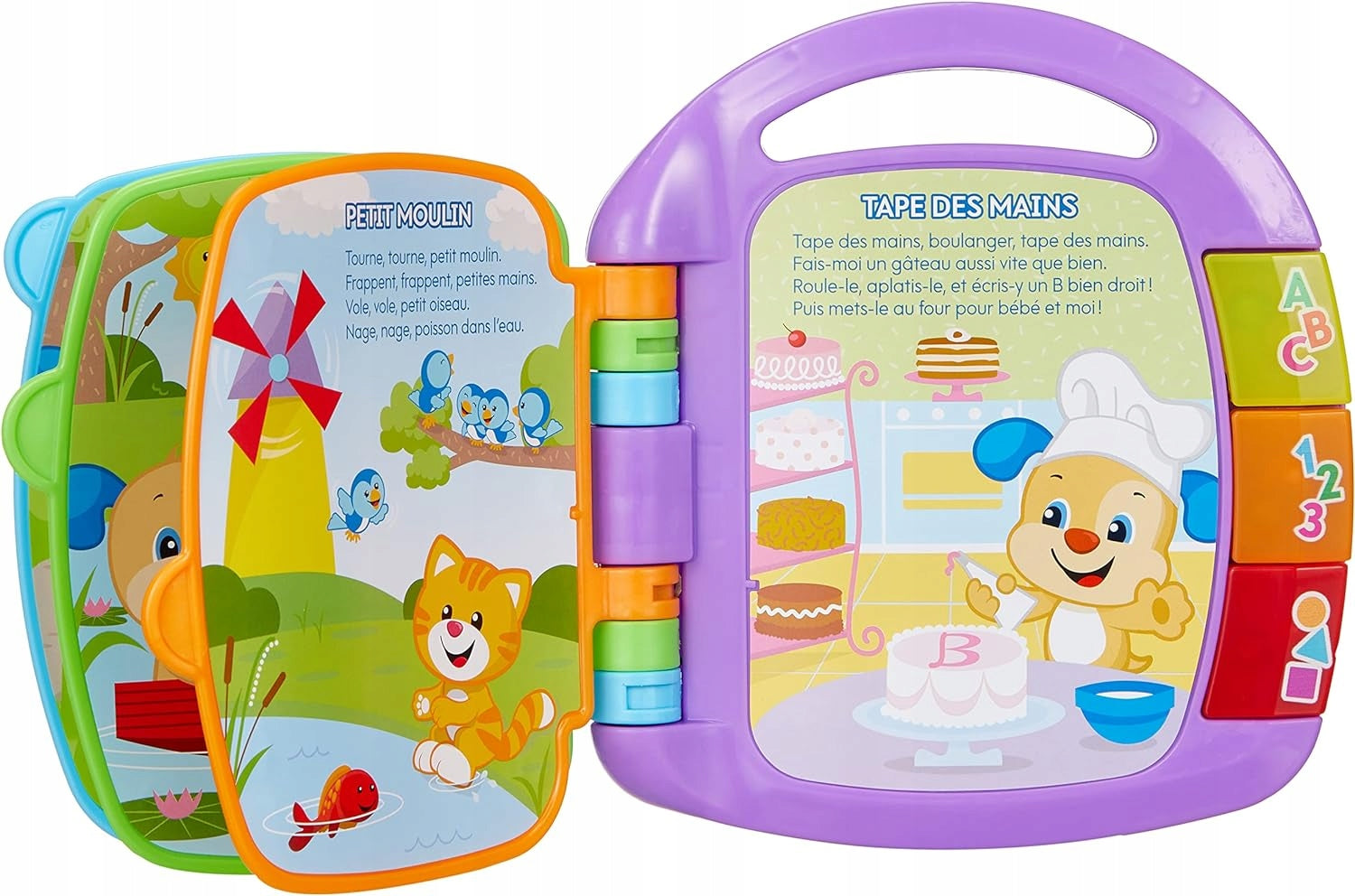 FISHER-PRICE CDH49 elektroniczna książeczka edukacyjna JĘZYK WŁOSKI