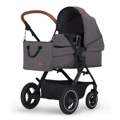 KINDERKRAFT B-TOUR cărucior multifuncțional 3 în 1 până la 22 kg + scoica MINK PRO